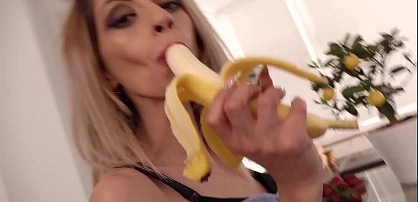  Skinny Teen Porn Star Newcommer Candie Cross Loves Forbidden Fruits And Knows That Dicks And Bananas Are For Sucking And Fucking